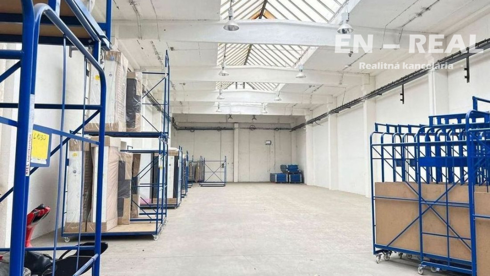 NA PRENÁJOM SKLADOVÉ-VÝROBNÉ PRIESTORY, KE Južná Trieda