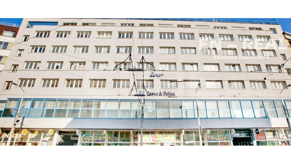 Na prenájom priestory v budove LUXOR v centre Bratislavy