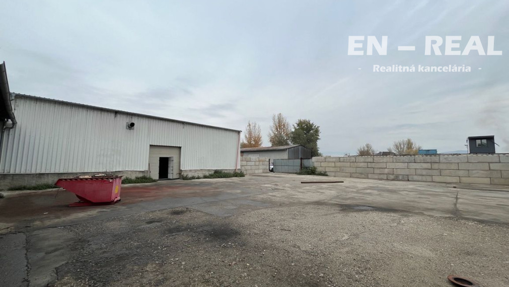 NA PRENÁJOM VIACÚČELOVÝ PRIEMYSELNÝ AREÁL blízko KE, obec Čaňa